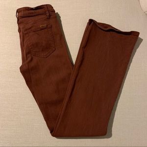Burnt Red Flare Jeans from Joe’s Jeans